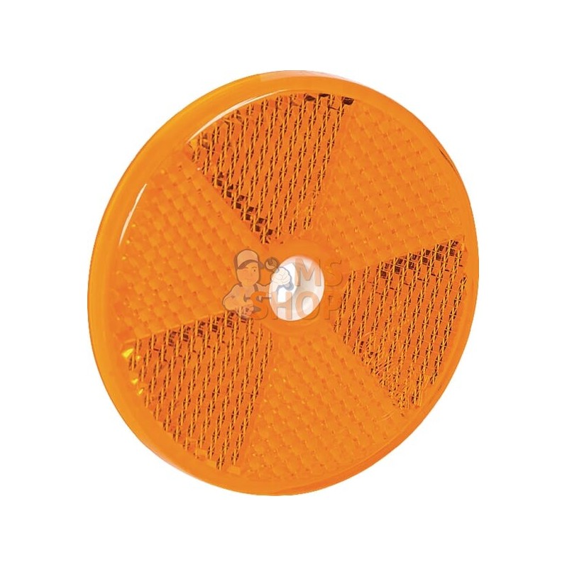 Réflecteur jaune avec trou D60 | LEMKEN Réflecteur jaune avec trou D60 | LEMKENPR#722524