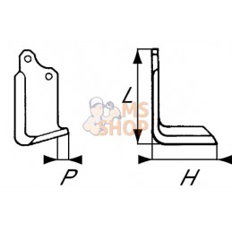 Lame droite | MASCHIO Lame droite | MASCHIOPR#822917