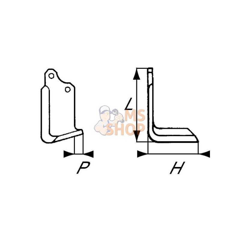 Lame droite | MASCHIO Lame droite | MASCHIOPR#822917