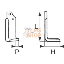 Lame gauche | MASCHIO Lame gauche | MASCHIOPR#482111