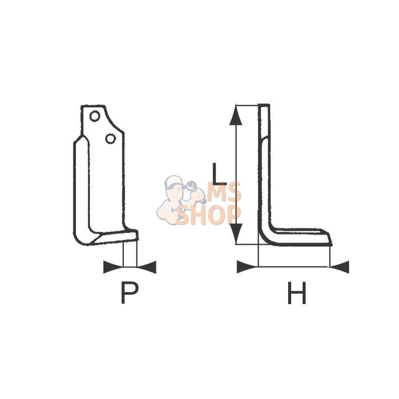 Lame gauche | MASCHIO Lame gauche | MASCHIOPR#482111