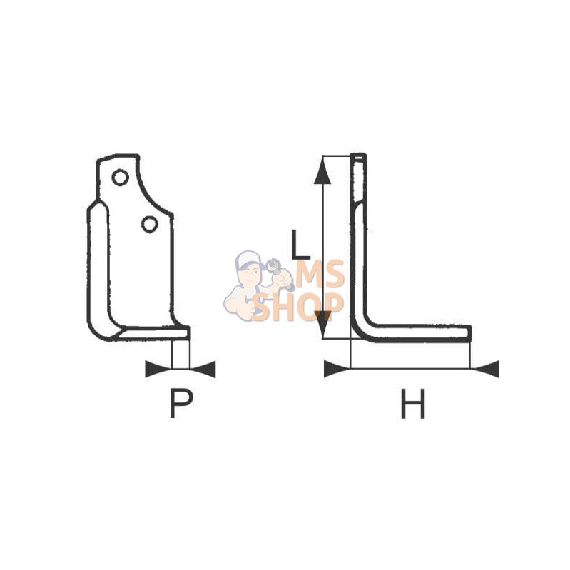 Lame droite | MASCHIO Lame droite | MASCHIOPR#482192