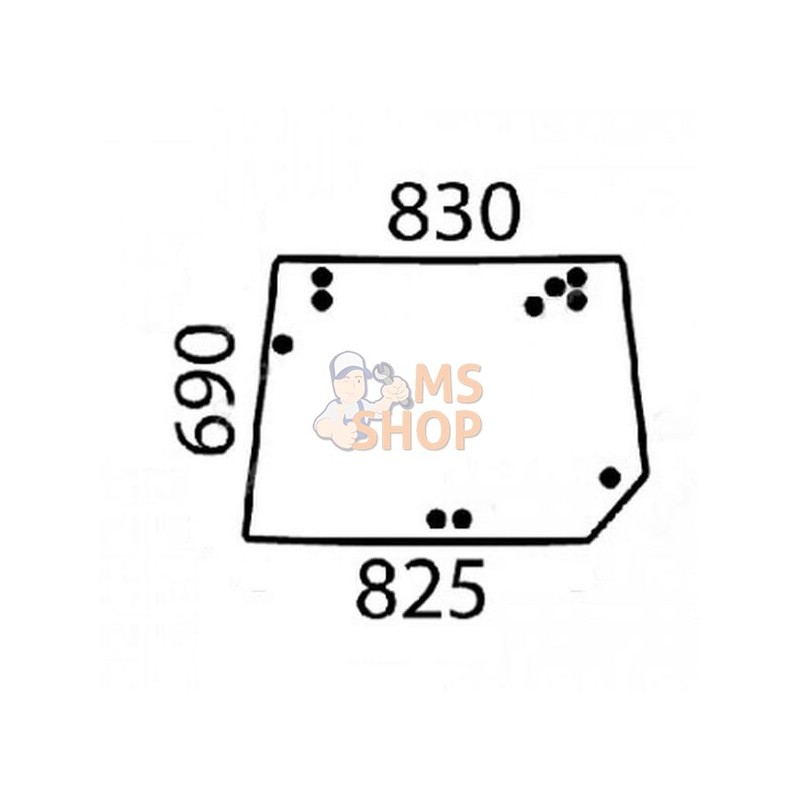 Glass, rear | LANDINI Glass, rear | LANDINIPR#1075071