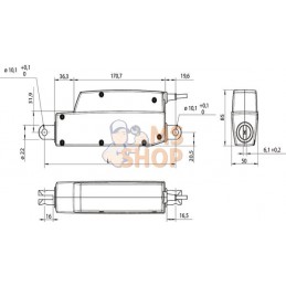 Actionneur 12V S=130 | LINAK Actionneur 12V S=130 | LINAKPR#965603