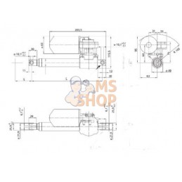 Actionneur 12V S = 200 | LINAK Actionneur 12V S = 200 | LINAKPR#965607