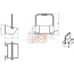 Support de cale plastique E53 | LOKHEN Support de cale plastique E53 | LOKHENPR#964616