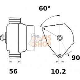 Alternateur 14V 150A | MAHLE Alternateur 14V 150A | MAHLEPR#896699