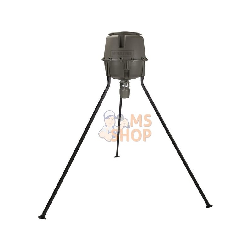 Mangeoire pour cerfs 30 gallons NXT forme arrondie en acier | MOULTRIE Mangeoire pour cerfs 30 gallons NXT forme arrondie en aci