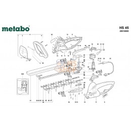 Taille-haie HS 45 | METABO Taille-haie HS 45 | METABOPR#753146