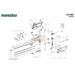 Taille-haie HS 8865 | METABO Taille-haie HS 8865 | METABOPR#753144