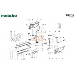 Taille-haie HS 8745 | METABO Taille-haie HS 8745 | METABOPR#753141