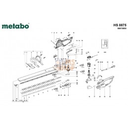 Taille-haie HS 8875 | METABO Taille-haie HS 8875 | METABOPR#753145