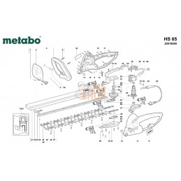 Taille-haie HS 65 | METABO Taille-haie HS 65 | METABOPR#753148