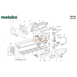 Taille-haie HS 55 | METABO Taille-haie HS 55 | METABOPR#753147