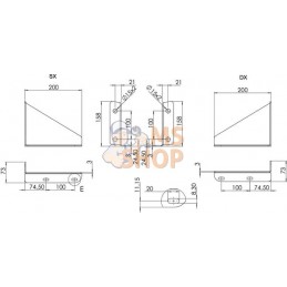 Paire de supports pour réservoir 18l | LOKHEN Paire de supports pour réservoir 18l | LOKHENPR#860962