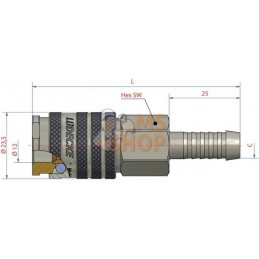 Coupleur 10 mm | LÜDECKE Coupleur 10 mm | LÜDECKEPR#780332