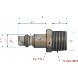 Racc. rap. filet mâle BSP 3/8" | LÜDECKE Racc. rap. filet mâle BSP 3/8" | LÜDECKEPR#780323