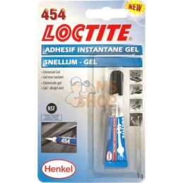 Gel adhésif instantané 454 - 5gr | LOCTITE Gel adhésif instantané 454 - 5gr | LOCTITEPR#674051