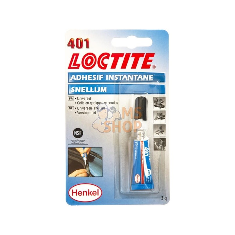 Adhésif instantané 401 - 3gr | LOCTITE Adhésif instantané 401 - 3gr | LOCTITEPR#674050