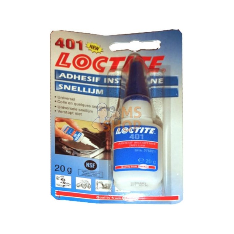 Adhésif instantané 401 - 20gr | LOCTITE Adhésif instantané 401 - 20gr | LOCTITEPR#674045