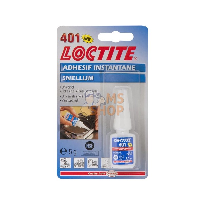 Adhésif instantané 401 - 5gr | LOCTITE Adhésif instantané 401 - 5gr | LOCTITEPR#674027