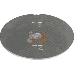 Plaque de dosage 1,8 mm | LECHLER Plaque de dosage 1,8 mm | LECHLERPR#963714