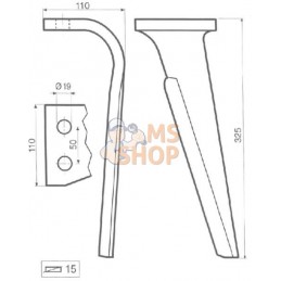 Dent herse EP15 PHB18/25 G KV | KVERNELAND / MALETTI Dent herse EP15 PHB18/25 G KV | KVERNELAND / MALETTIPR#392461