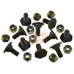 Jeu de 25 boulons de couteau+écrous | KVERNELAND / TAARUP Jeu de 25 boulons de couteau+écrous | KVERNELAND / TAARUPPR#393218