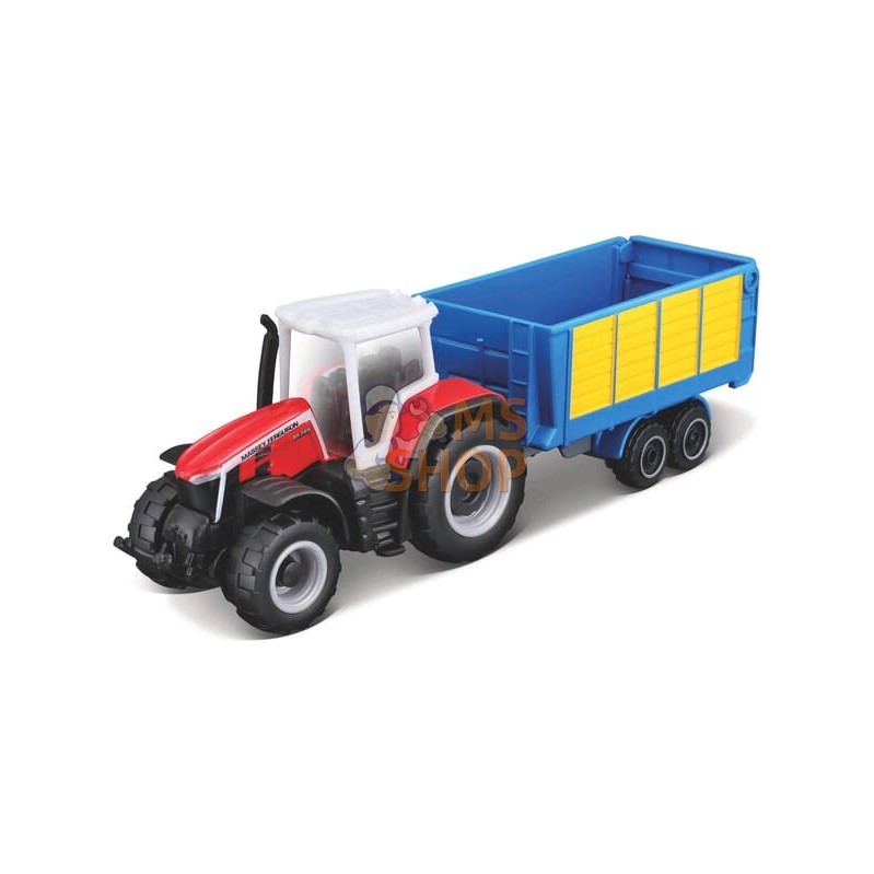 Massey Ferguson 8S.265 avec wagon chargeur | MAISTO Massey Ferguson 8S.265 avec wagon chargeur | MAISTOPR#1076715