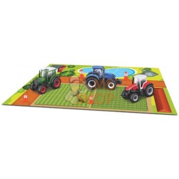 Ensemble de jeu New Holland mini-machines de travail ferme | MAISTO Ensemble de jeu New Holland mini-machines de travail ferme |