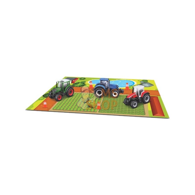 Mini-machines de travail Massey Ferguson - Ensemble de jeux pour la ferme | MAISTO Mini-machines de travail Massey Ferguson - En