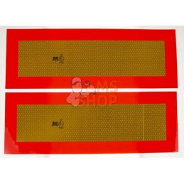 Ensemble d'autocollants de signalisation 566x200 mm | MAZON Ensemble d'autocollants de signalisation 566x200 mm | MAZONPR#110963