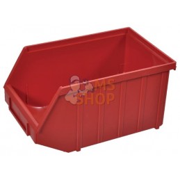 Boîte de rangement 150x240x130mm, polystyrène rouge, 53 par Metalin | METALIN Boîte de rangement 150x240x130mm, polystyrène roug