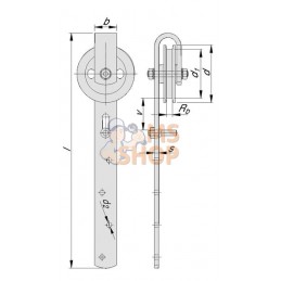 Roue pleine de portail, fonte, 160 mm, libre | MEA Roue pleine de portail, fonte, 160 mm, libre | MEAPR#1109670