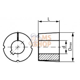 Douille serrage taperlock 1/2" | OPTIBELT Douille serrage taperlock 1/2" | OPTIBELTPR#870341