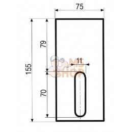 Grattoir 75x155mm p/Landsberg | NON ORIGINAL Grattoir 75x155mm p/Landsberg | NON ORIGINALPR#907726