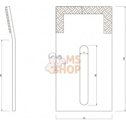 Grattoir carb. 140x75 | NON ORIGINAL Grattoir carb. 140x75 | NON ORIGINALPR#782054