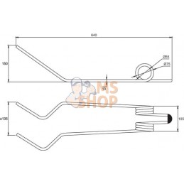 Dents de herse d = 10 mm | NON ORIGINAL Dents de herse d = 10 mm | NON ORIGINALPR#854425