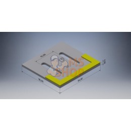 Grattoir carb. 95mm p/Maschio | NON ORIGINAL Grattoir carb. 95mm p/Maschio | NON ORIGINALPR#782058