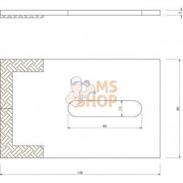 Grattoir carb. 80mm p/Rabe | NON ORIGINAL Grattoir carb. 80mm p/Rabe | NON ORIGINALPR#782059