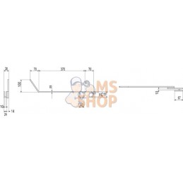 Dent de herse 8 mm p/Einböck | NON ORIGINAL Dent de herse 8 mm p/Einböck | NON ORIGINALPR#854340