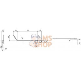 Dent de herse 7 mm p/Einböck | NON ORIGINAL Dent de herse 7 mm p/Einböck | NON ORIGINALPR#854339