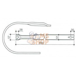 Lame de pick-up p/John D. | NON ORIGINAL Lame de pick-up p/John D. | NON ORIGINALPR#782065