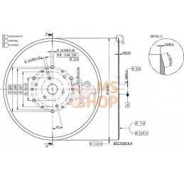 Disque houblon Ø457mm | NON ORIGINAL Disque houblon Ø457mm | NON ORIGINALPR#902376