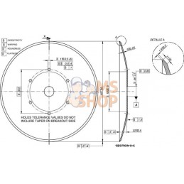 Disque houblon Ø457mm | NON ORIGINAL Disque houblon Ø457mm | NON ORIGINALPR#902384