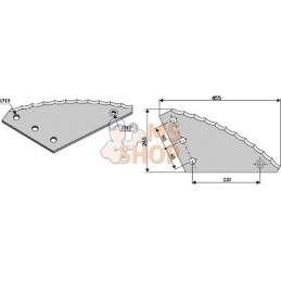 Lame 8 mm Strautmann | NON ORIGINAL Lame 8 mm Strautmann | NON ORIGINALPR#854413