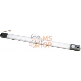 Eclairage intérieur PIR LED, rectangulaire, 12V, transparent, à boulonner | NON ORIGINAL Eclairage intérieur PIR LED, rectangula