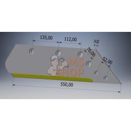 Soc de charrue carb. D. adapt. sur Kuhn | NON ORIGINAL Soc de charrue carb. D. adapt. sur Kuhn | NON ORIGINALPR#781922