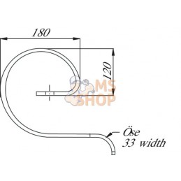 Ressort de soutien 45mmx10mm | NON ORIGINAL Ressort de soutien 45mmx10mm | NON ORIGINALPR#899118