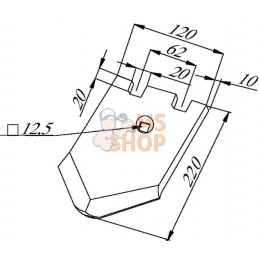 Soc 120x10x220 mm | NON ORIGINAL Soc 120x10x220 mm | NON ORIGINALPR#902650